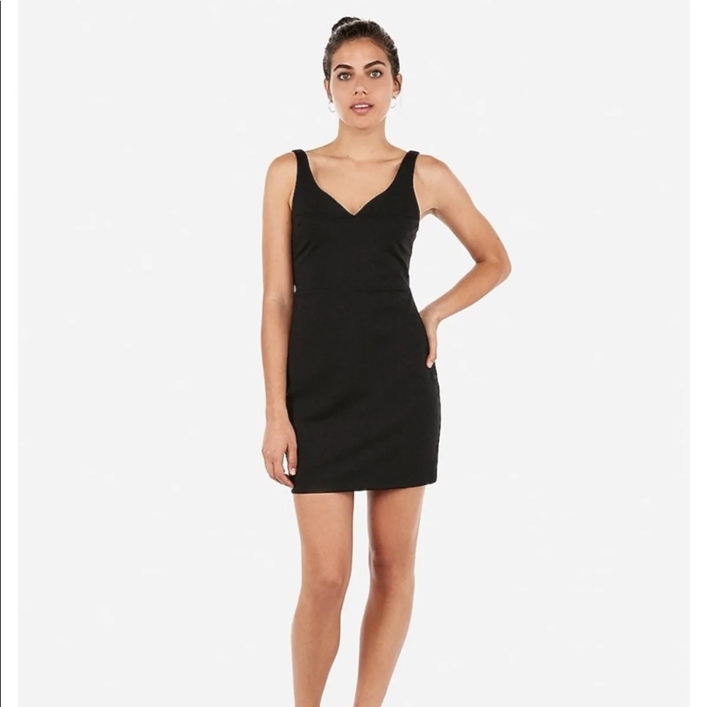 Express Little Black Bodycon Dress